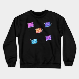 Live Love Surf Crewneck Sweatshirt